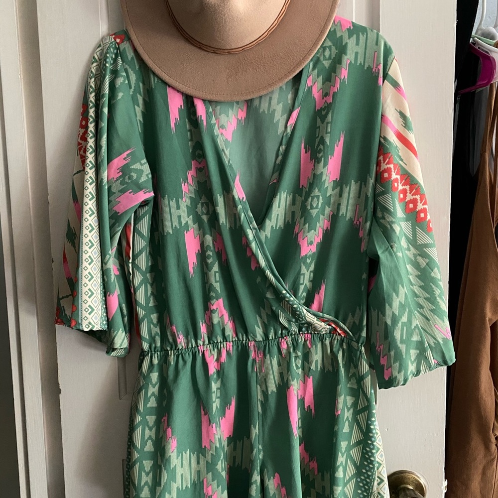 Patterned Elan Romper
